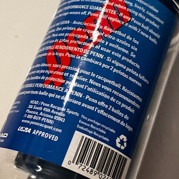 Raquetballs - Set of‎ 2 from Penn - Official USRA Balls  (kids/x) - Picture 11 of 13